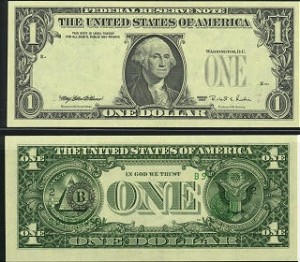 Serial number dollar bill font name