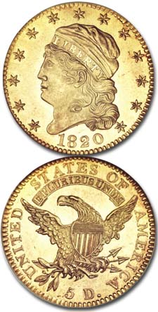 1820-Five-Dollar-Gold