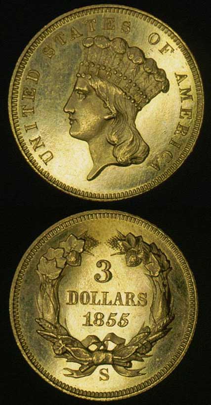 1855s-3-dollar-gold-piece