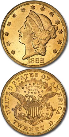 1866-76 Liberty Head Double Eagle Type 2 - Coinsite