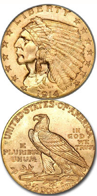 United States 2 1 2 Gold Pieces CoinSite