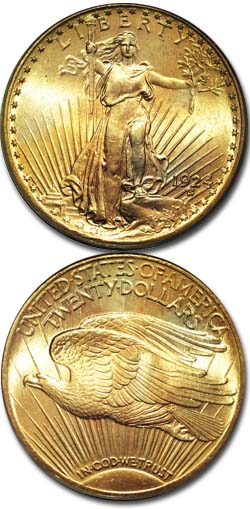 United States 20 Gold Pieces CoinSite