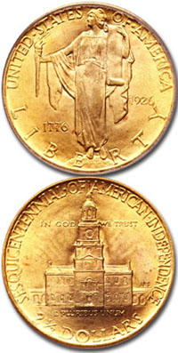 Sesquicentennial of American Independence Quarter Eagle - CoinSite