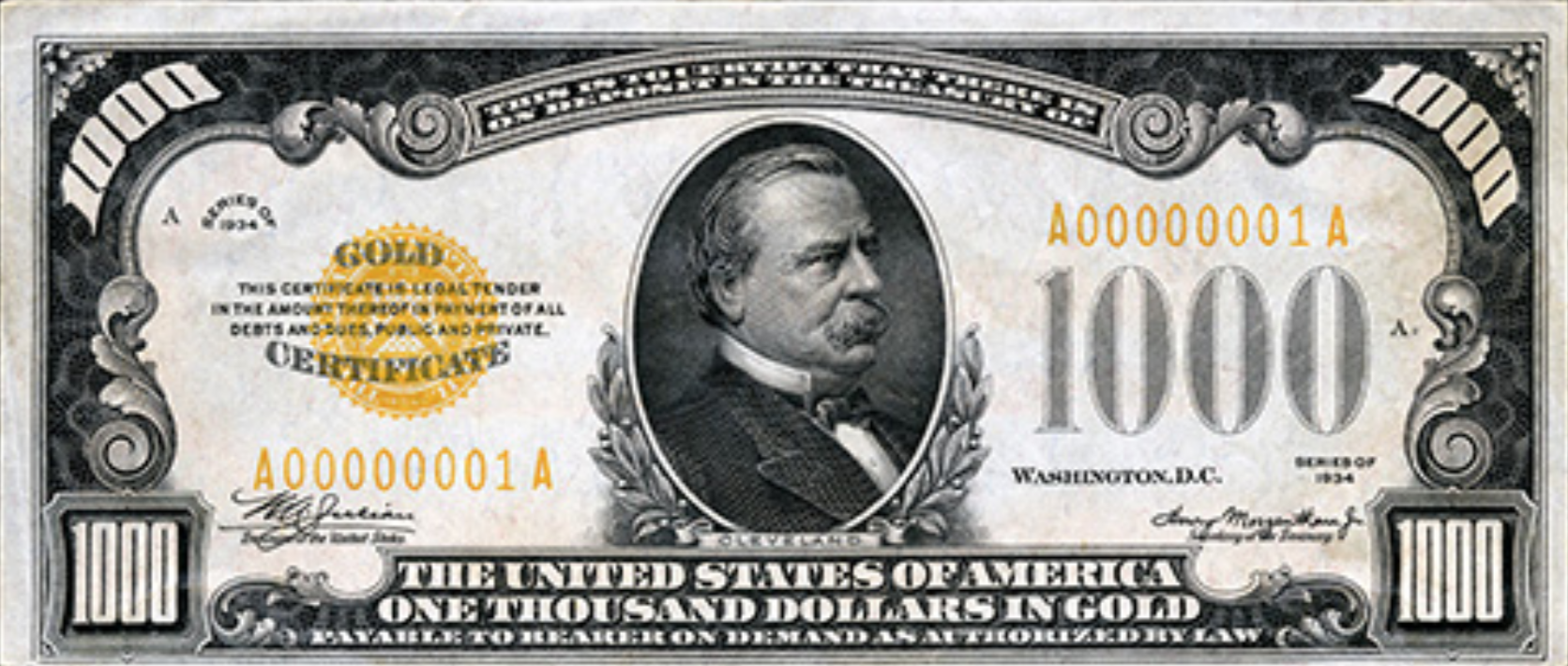 What's a thousand dollar bill worth? - CoinSite