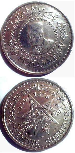 1956-morroco-5-francs