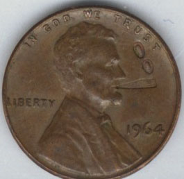 1964-lincoln-cent-smoking