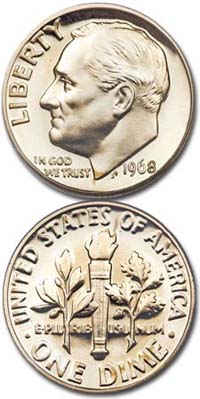 1968-roosevelt-dime