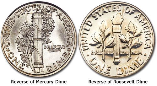 What's on the back of an ordinary dime? CoinSite